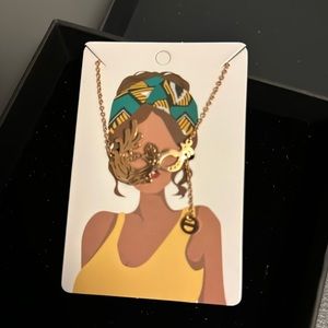 Great Deal Gorgeous Necklace 14K Rose Gold Plated